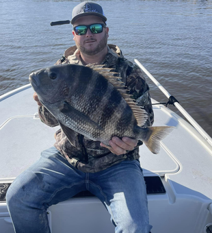 Cast Sheepshead in Jacksonville's waters!